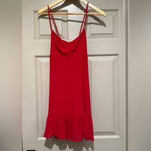 Reformation Red Sleeveless Dress Sz 4